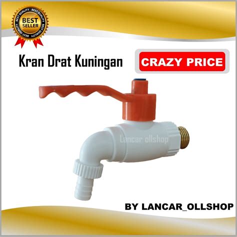 Jual Kran Air Pvc Jumbo Drat Kuningan Keran Kran Air Tembok Taman