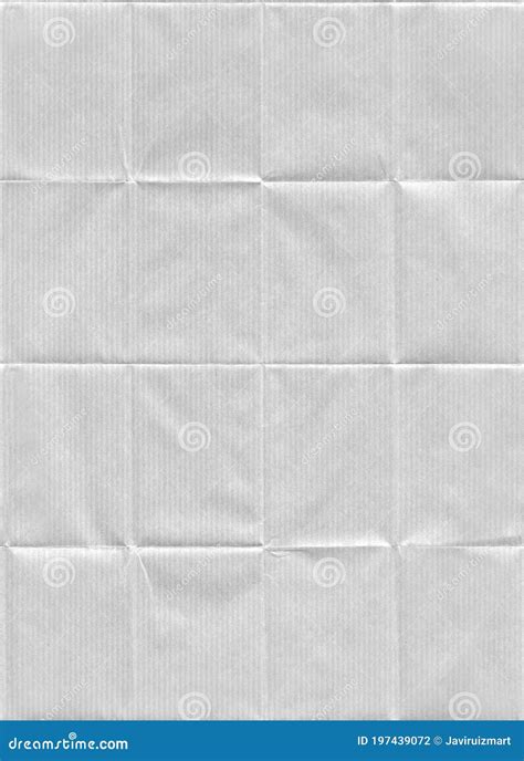 Folded White Kraft Paper Texture Stock Photo Image Of Graphic