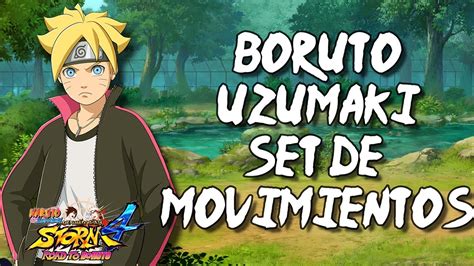 Espa Ol Latino Boruto Uzumaki Moveset Naruto Storm Road To