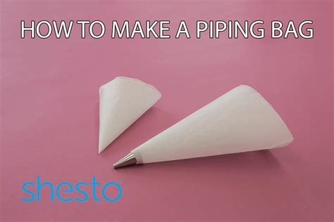 How To Make A Piping Bag Youtube