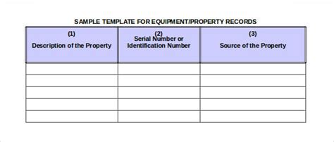 Estate Inventory Template 12 Free Word Excel Pdf Documents