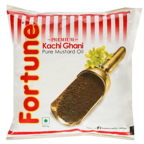 Buy Fortune Premium Kachi Ghani Pure Mustard Oil Refill 500 Ml In