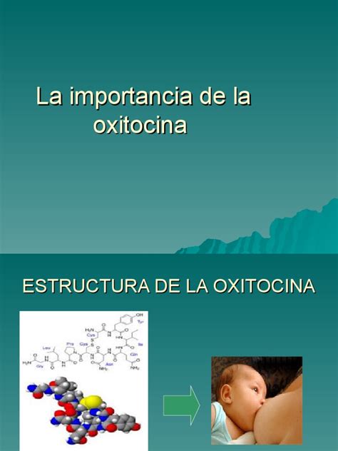 Pdf La Importancia De La Oxitocina Dokumen Tips