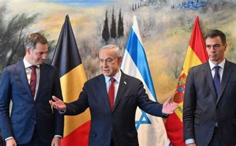 Alexander De Croo Benjamin Netanyahu Pedro Sanchez Dago Fotogallery