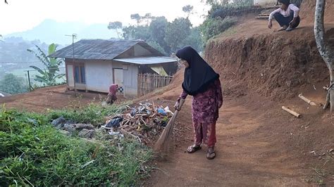 Pagi Dikampung Ini Sejuk Damai Tentram Sekali Serasa Kembali Kejaman