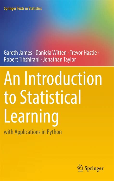 An Introduction To Statistical Learning In Python It Books