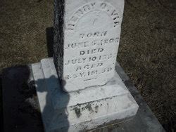 Henry O baugh Via 1808 1853 Mémorial Find a Grave