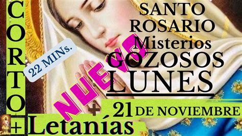 El Santo Rosario Con Letanias Corto De Hoy Lunes De Noviembre