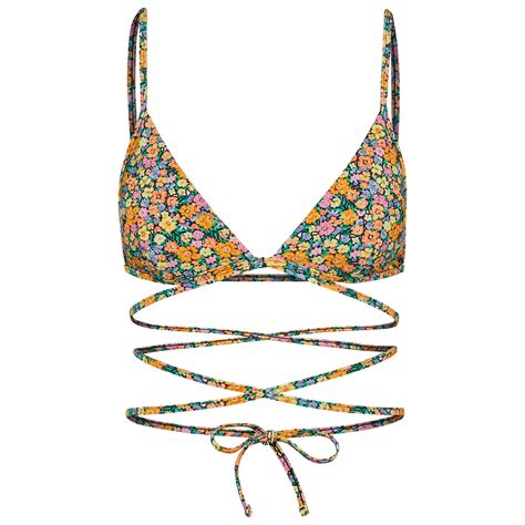 Rip Curl Afterglow Floral Wrap Tri Top Bikini Top Women S Buy