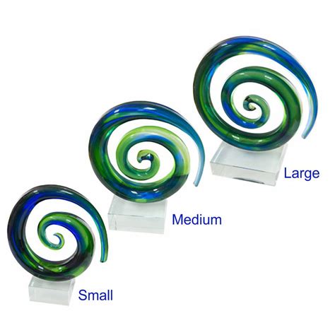 Koru Spiral Crystal Award Award Engravers And Framers Nz