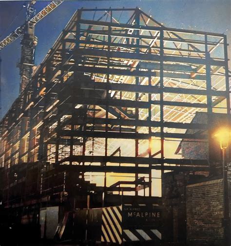 Kathleen On Twitter Construction Of The Main Stand Goodison Park 1970