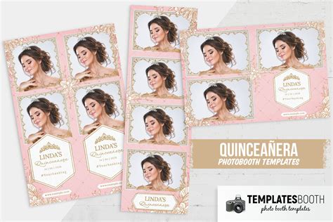 Quinceañera Photo Booth Template Templatesbooth