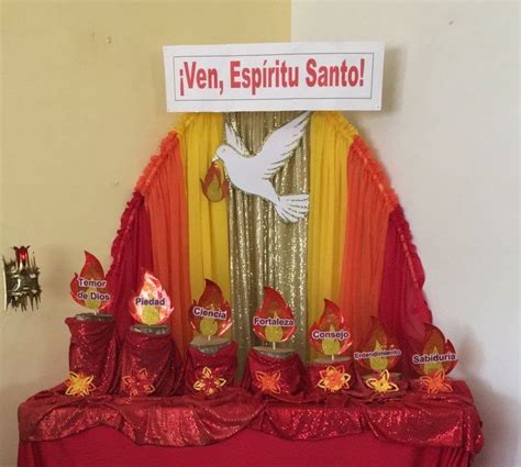 Pentecostés 2018 Pentecost Decoraciones de altar Decoraciones del