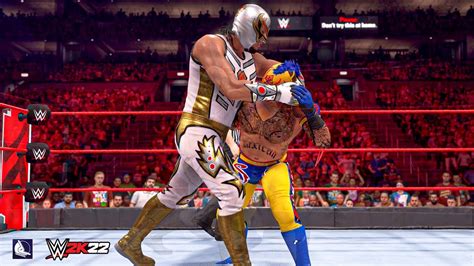 WWE 2K22 Gran Metalik Vs Rey Mysterio Raw 2019 2K SHOWCASE MODE YouTube