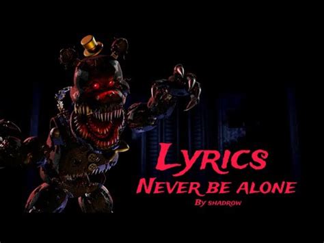 Never Be Alone Sped Up By Shadrow Lyrics Video YouTube