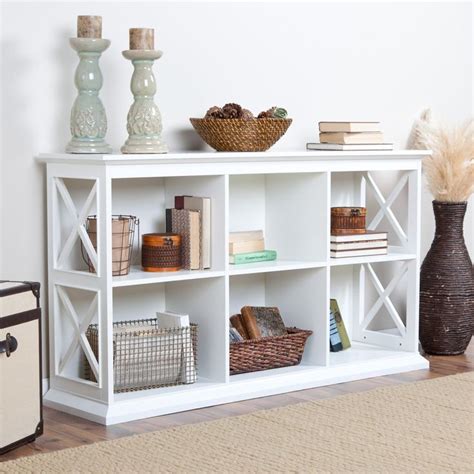 Belham Living Hampton Tv Stand Bookcase White White