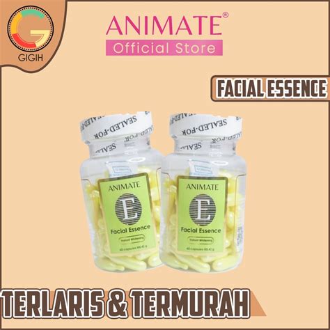 Jual Animate Facial Essence Oil Serum Wajah Kapsul Isi Capsules