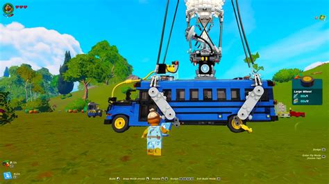 I Made A Battle Bus In Lego Fortnite💀 Youtube