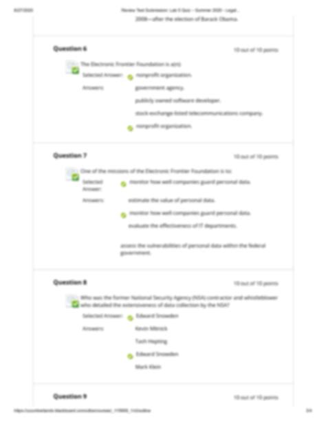 SOLUTION ISOL 633 Review Test Submission Lab 5 Quiz Worksheet Studypool