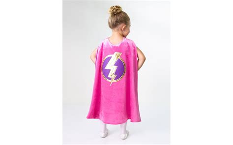 Deluxe Pink Superhero Cape & Mask – Play Therapy Toys: Dress Up