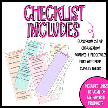 BEGINNING OF THE YEAR TEACHER CHECKLIST by Hey Girl Hay | TPT