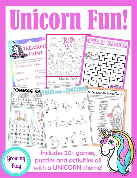 Free Printable Unicorn Word Search Word Search Printable