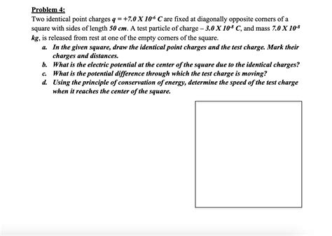 Solved Problem Two Identical Point Charges Q C Chegg