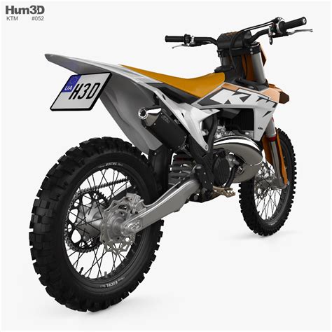 KTM SX 250 2024 3D model - Download Motorcycle on 3DModels.org