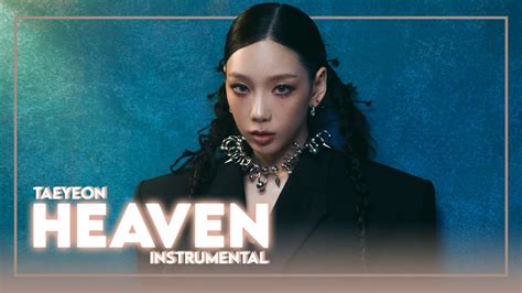 TAEYEON - Heaven (Instrumental) - YouTube