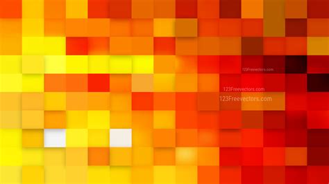 Abstract Orange Square Background Pattern