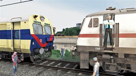 Loco Failed Of Memu Train On Track And Emergancy Rescue By Wap