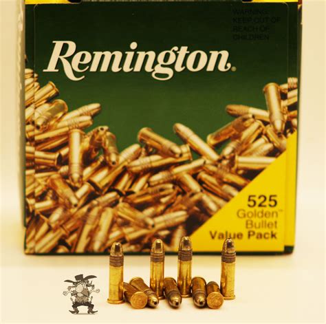 Remington® Copper Plated Hollow Point 36 Grain22 Lr Golden Bullet 525 Rds Rifle Ammunition At