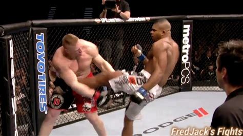 Alistair Overeem Vs Brock Lesnar Highlights Overeem Punishes Lesnar