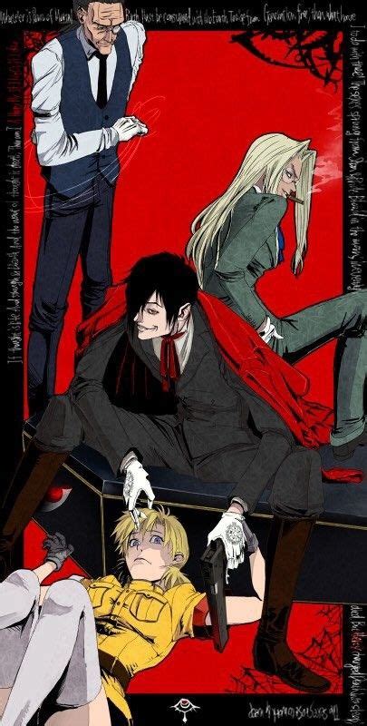 Anime Girl With Black Hair Anime Guys Best Vampire Anime Hellsing