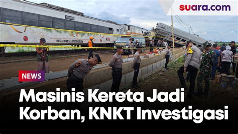 Masinis Kereta Bandung Raya Jadi Korban Tewas Tabrakan Ka Turangga Kai