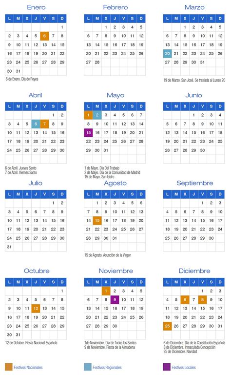 Calendario Laboral 2023 Asesoria Ficobe