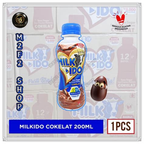 Jual Susu Segar Milkido Rasa Cokelat Uht Botol Plastik Pet Ml