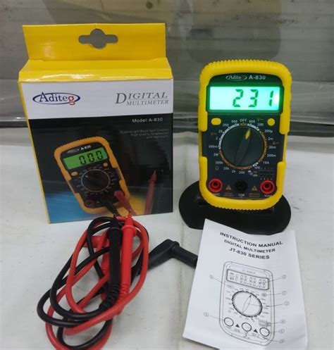 Jual Aditeg A 830 Digital Multimeter Pocket Size Harga Murah 2023