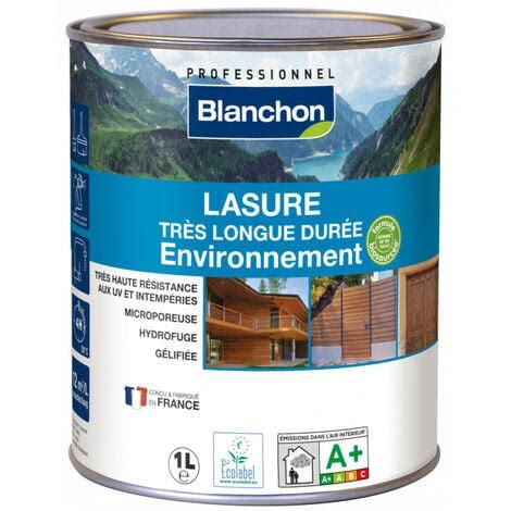 Lasure L Blanc Tr S Longue Dur E Environnement Blanchon B