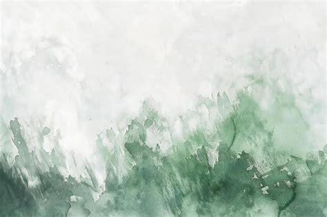 Abstract Green Watercolor Background Hand Painted Background Watercolor