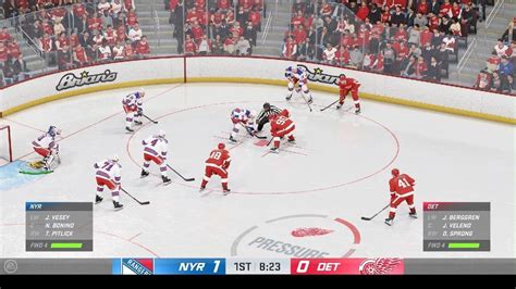 Nhl 24 New York Rangers Vs Detroit Red Wings Gameplay Ps5 Youtube