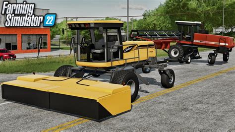 Swather Pack By Bcbuhler Farming Simulator 22 Youtube