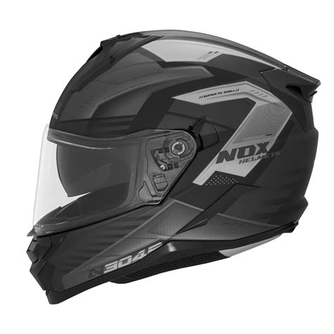 Nox Modular Helmet Moto Scooter N S Carver Matt Black Titanium