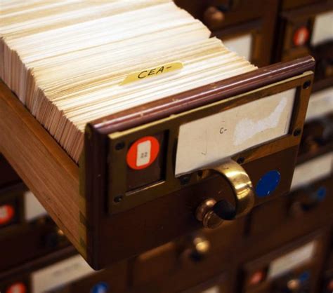 Vintage Card Catalogs Still Attracting Bookworms With Their Old School