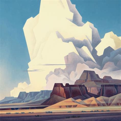 Across The Desert Ed Mell Landscape Paintings Western Landscape