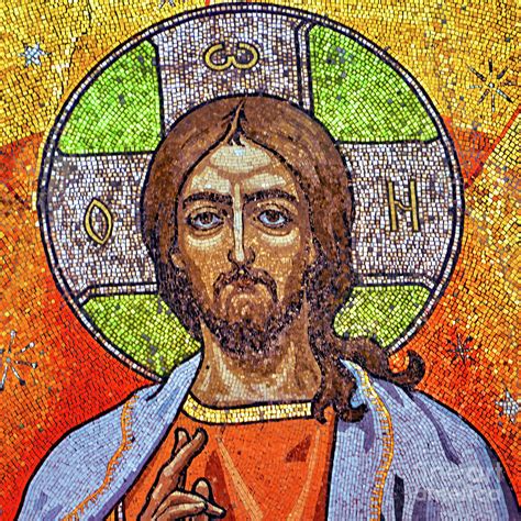 Jesus Christ In Mosaic Photograph By Munir Alawi Pixels