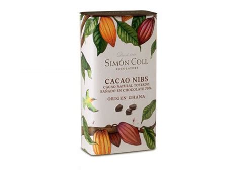 Chocolate Simón Coll 70 cacao con nibs CANDYCOR