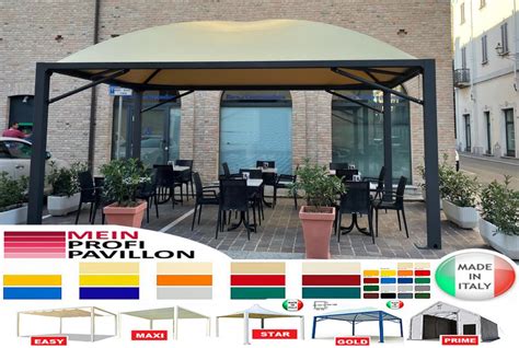 Pavillon X Zelt Terrassendach Personalisierte Farben Stahl Pvc Caf