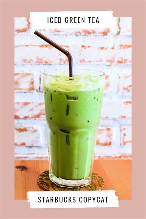 Copycat Starbucks Iced Green Tea Latte Recipe