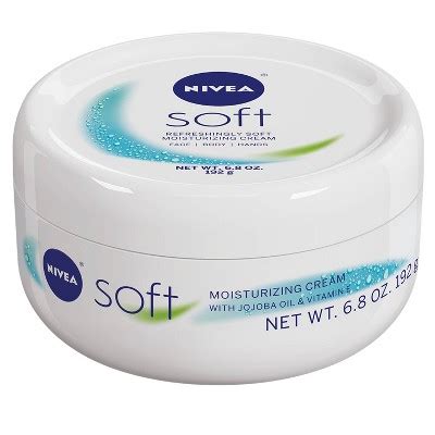 Nivea Soft Moisturizing Crème Body, Face And Hand Cream - 6.8oz : Target